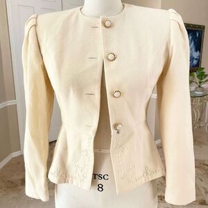 Vintage Morgan Miller Fitted Wool Blazer